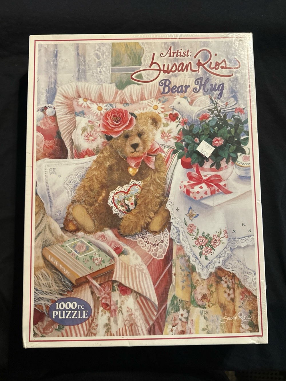 Susan Rios Bear Hug 1000 Piece Jigsaw Puzzle White Mountain #188 New Sealed RARE